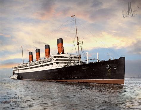 RMS Aquitania (Colorized), [1500x1180] : r/Oceanlinerporn