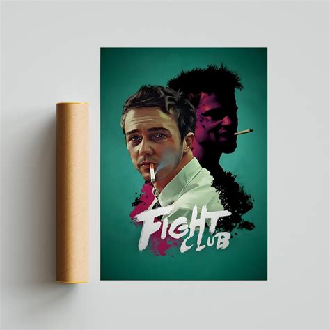 Fight Club Movie Poster Fight Club Posters Wall Art Wall - Etsy