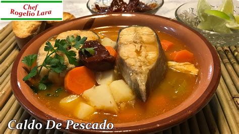 CALDO DE PESCADO, DELICIOSA RECETA! - YouTube