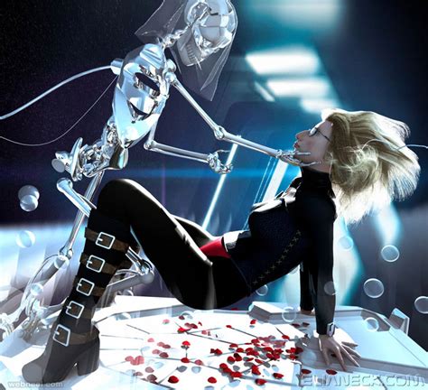 Robot Romance Sci Fi Cg Character By Eliane 5