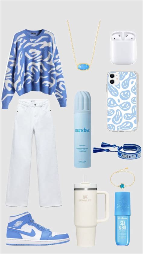 #blue#outfitinspo#beauty | Preppy outfits for school, Cute preppy ...