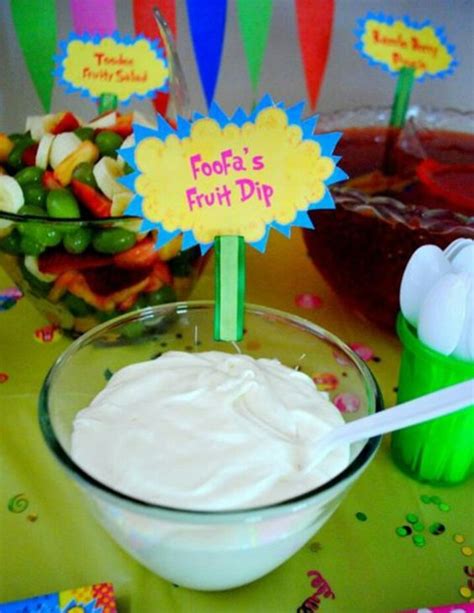 Yo Gabba Gabba party food! | Birthday Parties | Pinterest | Yo gabba gabba, Dips and Fruit dips