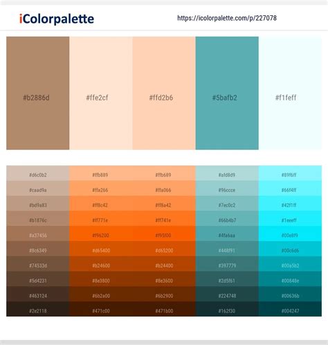 1 Latest Color Schemes with Blanched Almond And Azure Color tone combinations | 2024 | iColorpalette