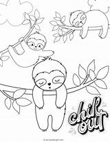 13 Cute Sloth Coloring Pages & Printable Activities – The Organized Mom sketch template
