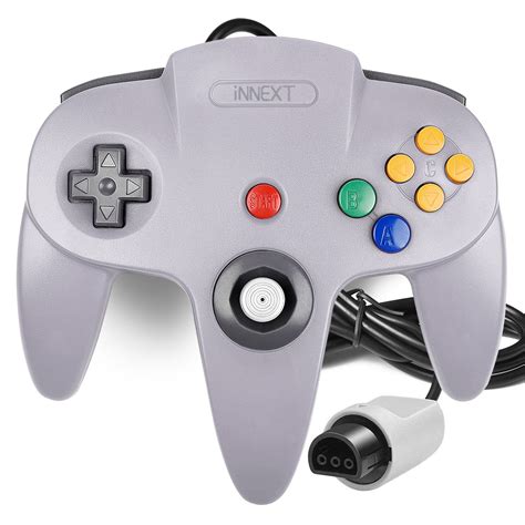 N64 Controller, iNNEXT Classic Retro Wired Controllers Gamepad Controller Joystick for N64 ...