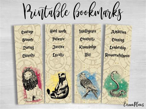 Harry Potter Printable Bookmarks - Printable Word Searches