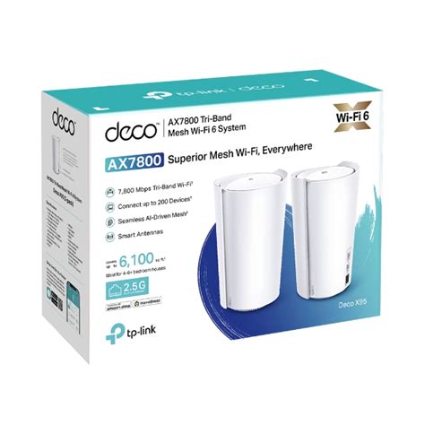 Deco X95 | AX7800 Tri-Band Mesh WiFi 6 System | TP-Link Saudi Arabia