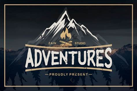 ADVENTURES Font | zainstudio | FontSpace | Adventure fonts, Adventure design, Adventure