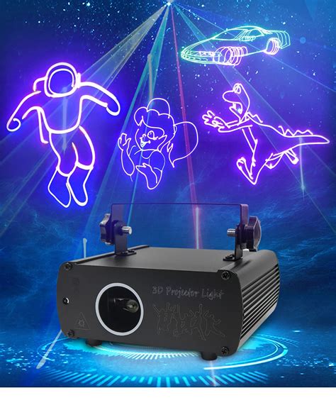 RGB Animation Laser Projector Scanner Stage Laser Light Show DMX512 DJ ...