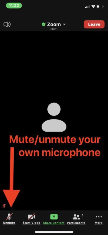 How to Mute & Unmute in Zoom on iPhone & iPad