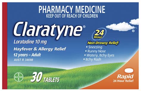 Claratyne Allergy Hayfever Relief Antihistamine Tablets 30 pack - Batch Tested