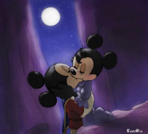 forbidden meeting by twisted-wind on deviantART | Mickey mouse art ...