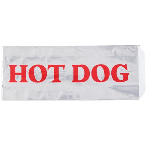 Hot Dog Foil Wrapper Bags Circus Carnival Birthday Party Hot - Etsy