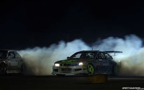 Nissan Drift Smoke Night HD wallpaper | cars | Wallpaper Better