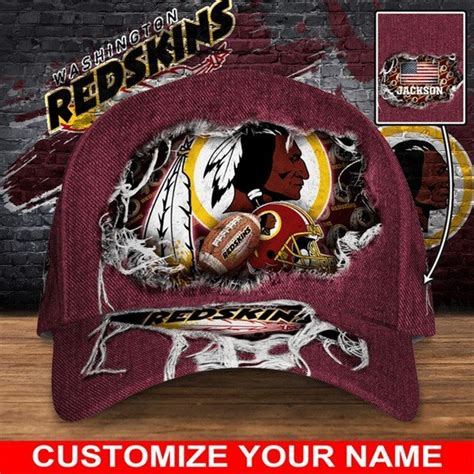 Redskins Custom Adjustable Hat – US Sports Nation