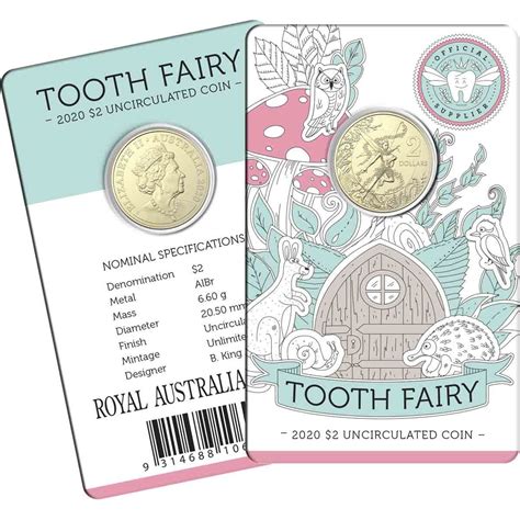 Tooth Fairy 2020 $2 Uncirculated Coin. - Western Sydney Stamps and ...