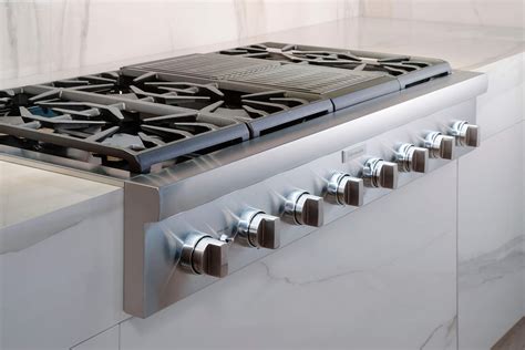 Thermador Professional 48" Built-In Gas Cooktop with 6 burners and grill PCG486WL - Best Buy