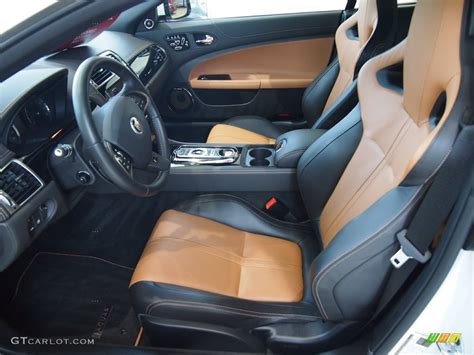 London Tan/Warm Charcoal Interior 2012 Jaguar XK XKR-S Coupe Photo #65345166 | GTCarLot.com