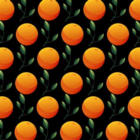 Premium Vector | Orange fruit background illustration vector