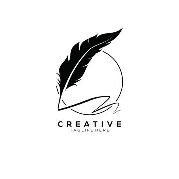 Feather Circle Logo Images – Browse 8,683 Stock Photos, Vectors, and Video | Adobe Stock