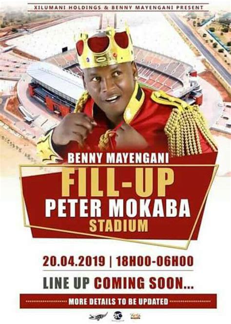 Benny mayengani fill-up peter mokaba stadium - Home