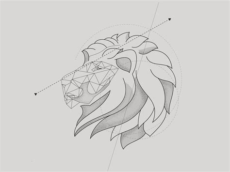 Abstract Lion by Chandrani Das on Dribbble