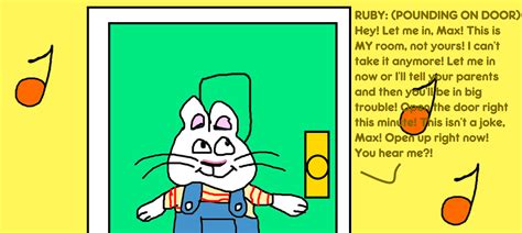 Max Closed the Door on Ruby and She Wants In by MJEGameandComicFan89 on DeviantArt