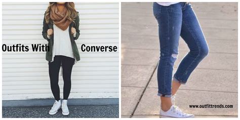 Outfits With Converse-20 Stylish Ways to Wear Converse Shoes