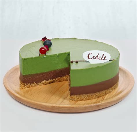 Cedele Vegan Matcha Chocolate Cheesecake