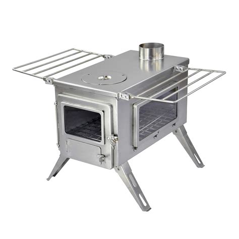 Winnerwell Nomad View Large Tent Stove | Portable Wood BurningStove for Tents, Shelters, and ...