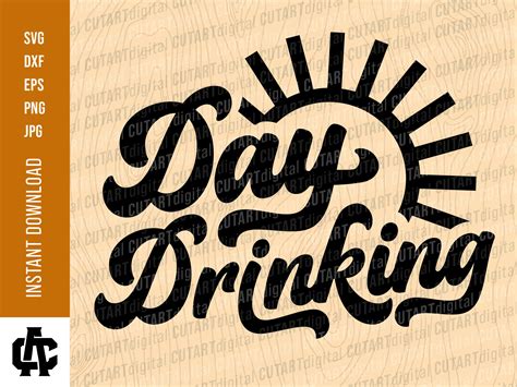 Day Drinking Svg Drinking Svg Summer Svg Vacation Cut | Etsy