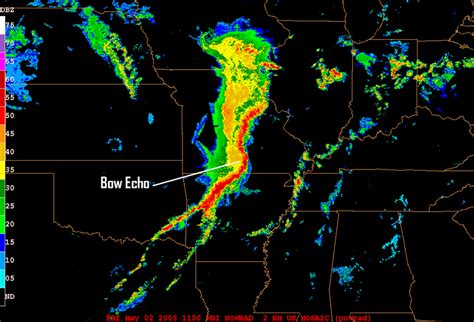 Squall Line On Radar