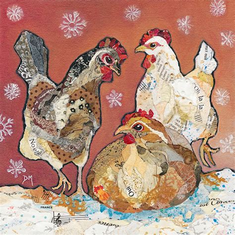 Three hens fine art print - Dawn Maciocia