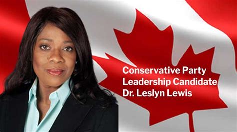 Dr. Leslyn Lewis: Leadership Candidate for Conservative Party - Christopher di Armani.com