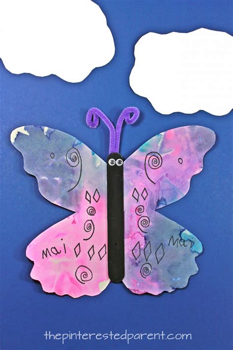 Bleeding Tissue Paper Butterflies – The Pinterested Parent