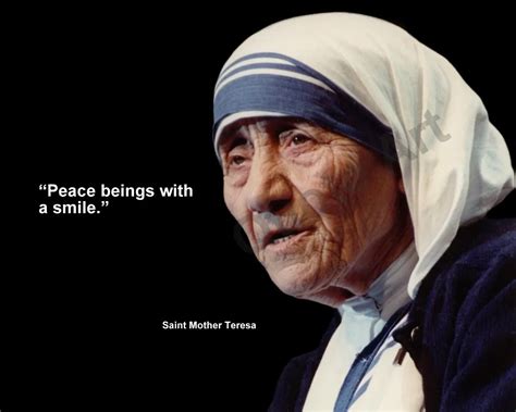 Mother Teresa Smiling