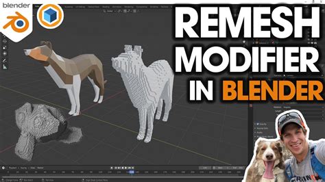 How to Use the REMESH Modifier in Blender! Step by Step Tutorial - YouTube