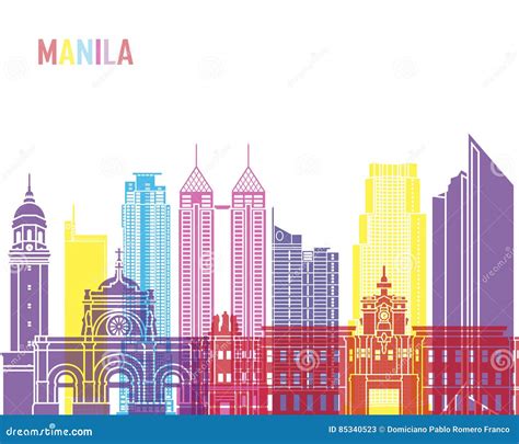 Manila Skyline Philippines Stock Illustrations – 108 Manila Skyline Philippines Stock ...