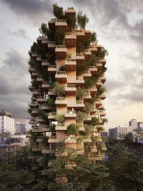 Penda Designs Modular Timber Tower Inspired by Habitat 67 for Toronto | ArchDaily