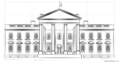 White House Washington Dc Coloring Pages Coloring Pages