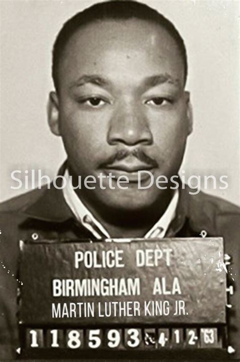 Prints Digital Prints Art & Collectibles MARTIN LUTHER KING Mugshot ...