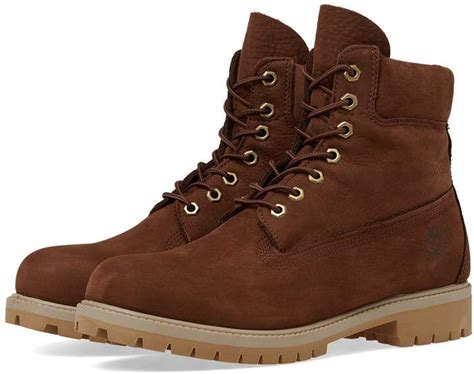 Timberland 6" Premium Boot Dark Brown Nubuck | END. | Boots, Timberland boots mens, Mens boots ...