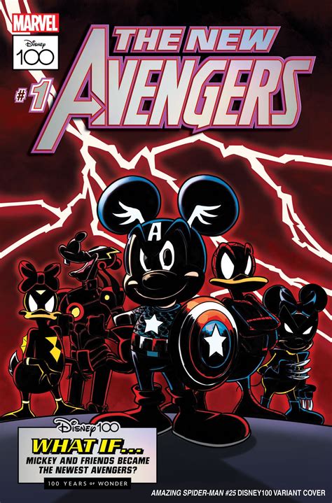 Marvel Comics Celebrates 100 Years of Disney with Variant Covers Starring Mickey Mouse, Minnie ...