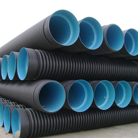 Plastic Pipe Tube 300mm 12inch Sn8 HDPE Double Wall Corrugated HDPE Plastic Culvert Pipe - China ...