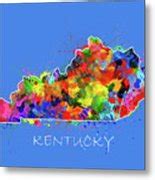 Kentucky Map Color Splatter 3 Digital Art by Bekim M | Fine Art America