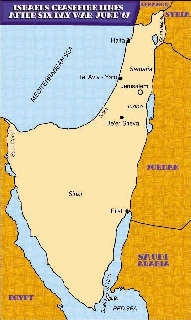 Maps of Israel Over Time