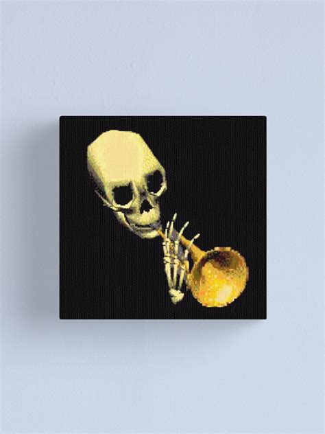 "Doot Skeleton" Canvas Print for Sale by CodyGronk | Redbubble