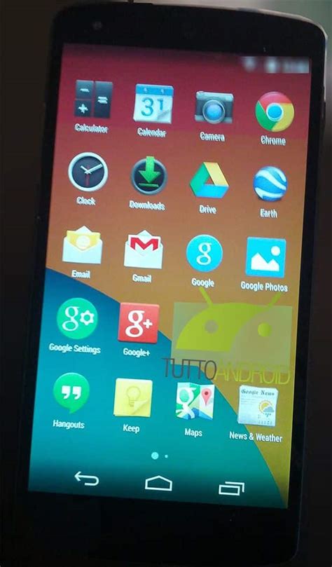 Android 4.4 Kitkat : des images du lockscreen et du homescreen ? – DroidSoft