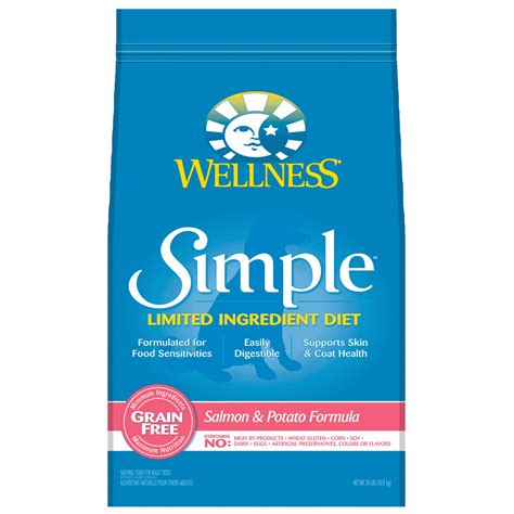 Wellness Simple Limited Ingredient Diet Salmon & Potato Grain Free Dry ...