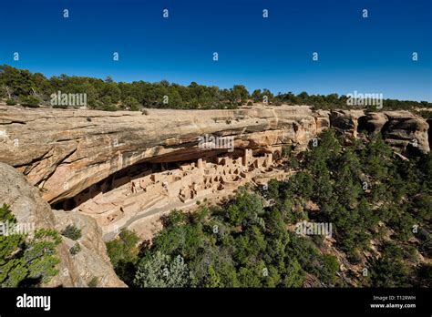 Cliff Palace, Cliff dwellings in Mesa-Verde-National Park, UNESCO world ...